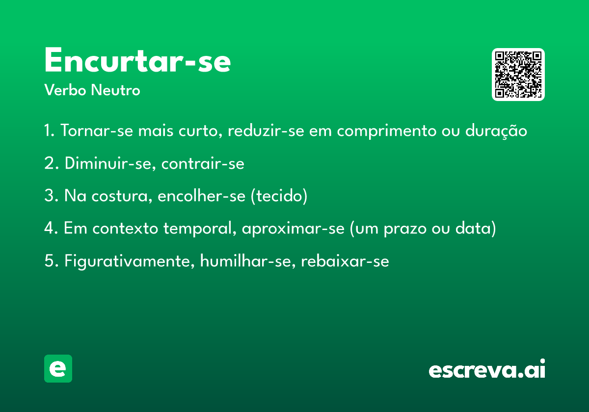 encurtar-se