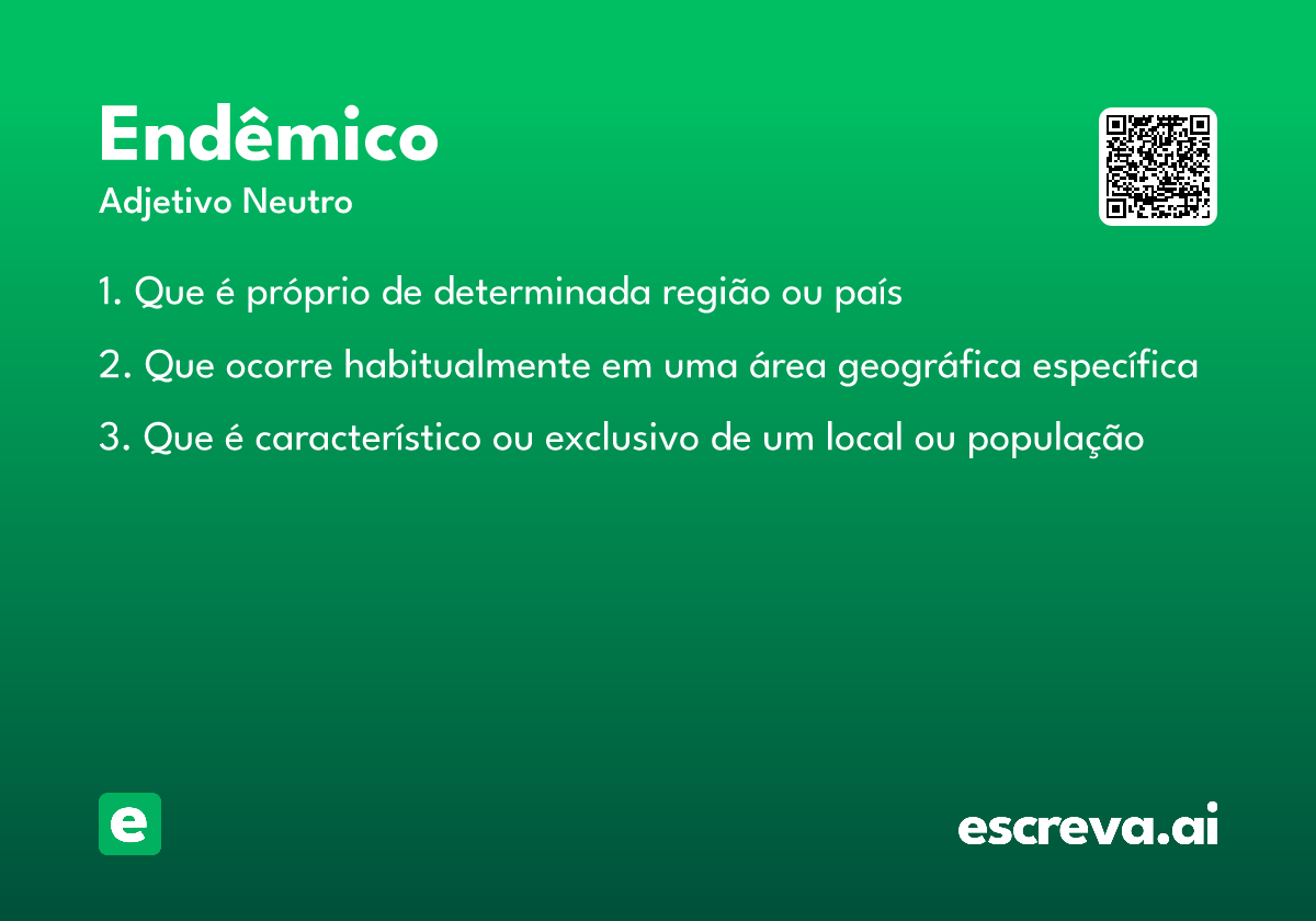 endêmico
