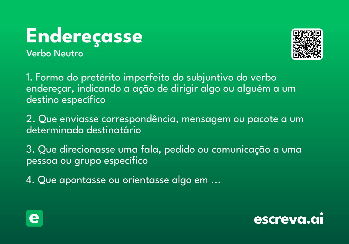 endereçasse