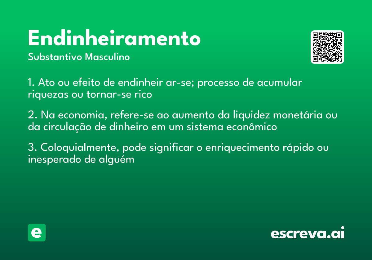 endinheiramento