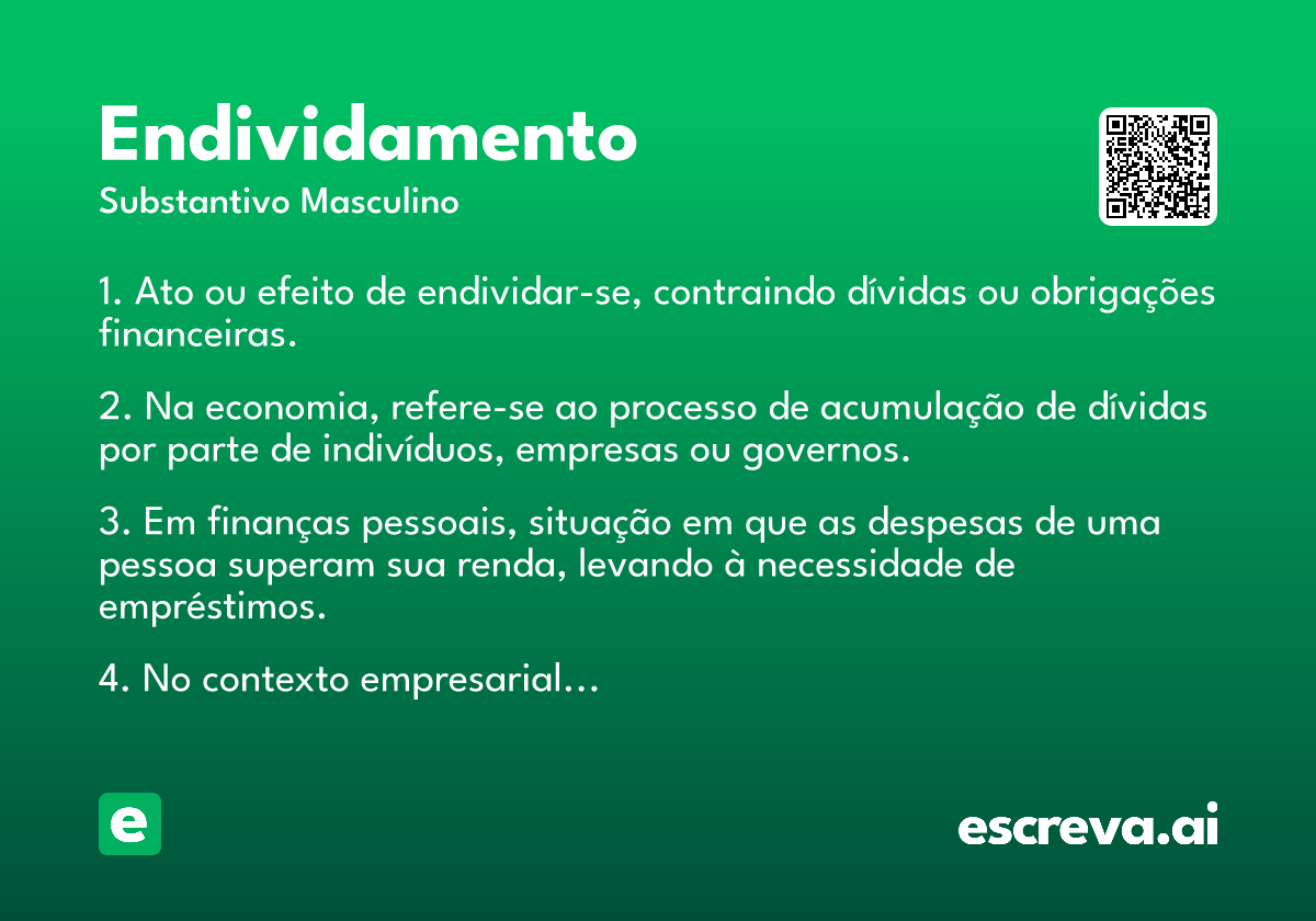 endividamento