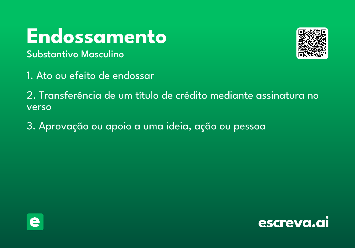 endossamento