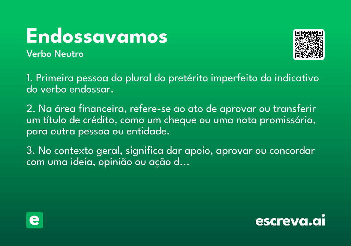 endossavamos