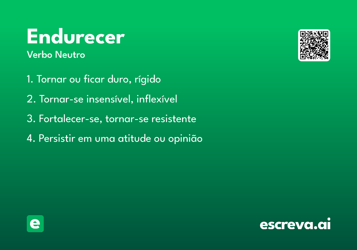 endurecer