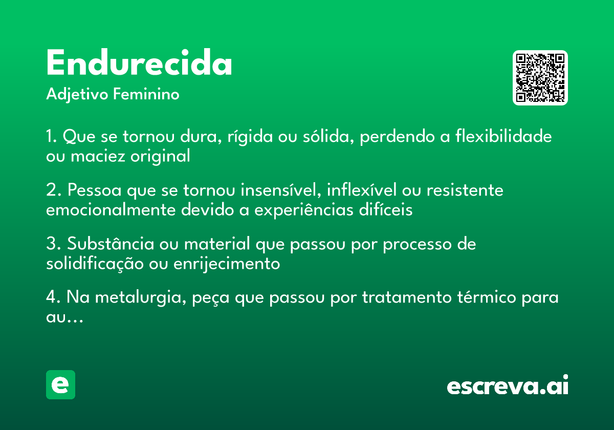 endurecida