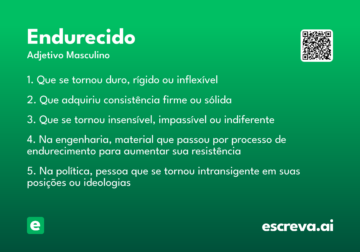 endurecido