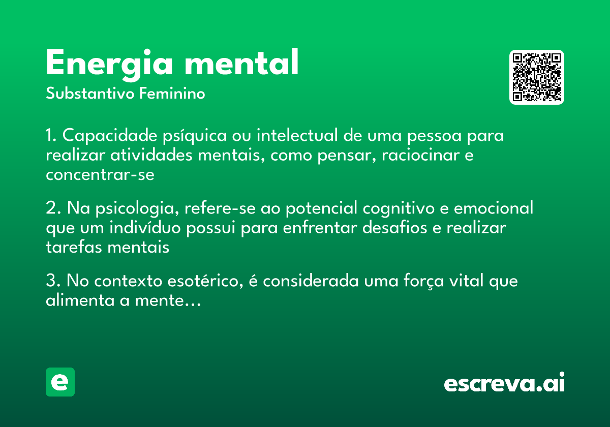 energia mental