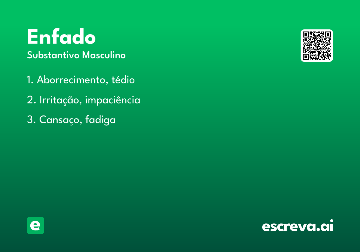 enfado
