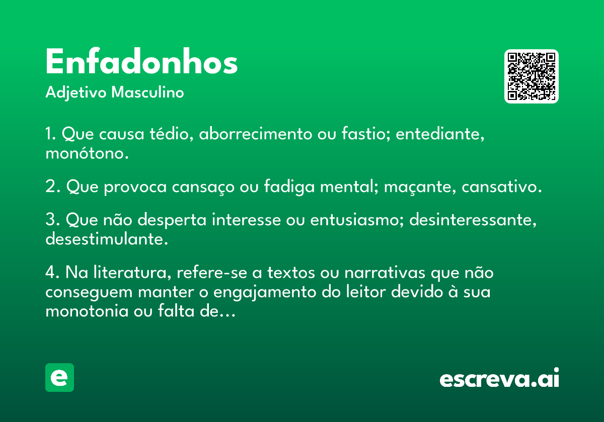 enfadonhos