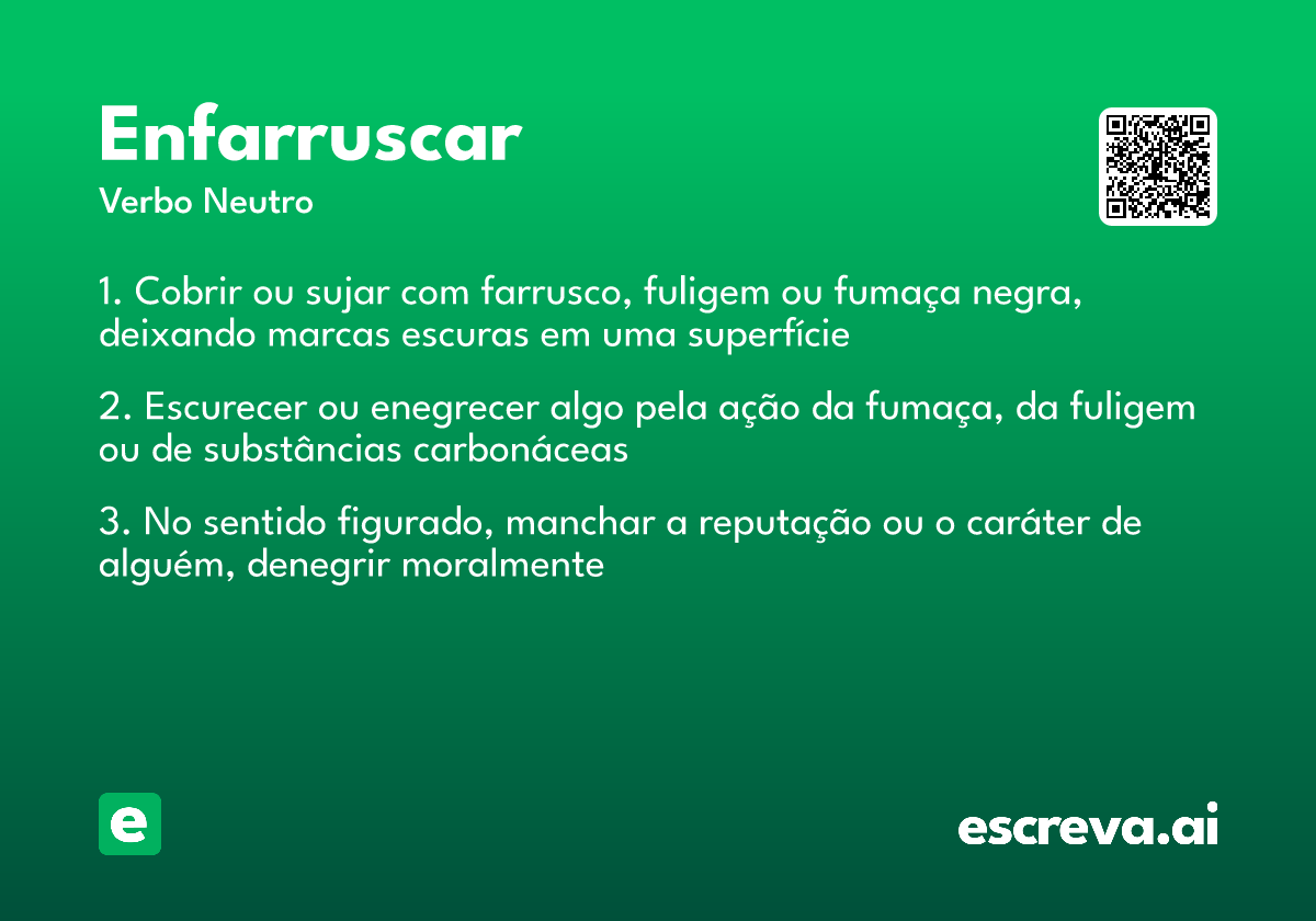 enfarruscar