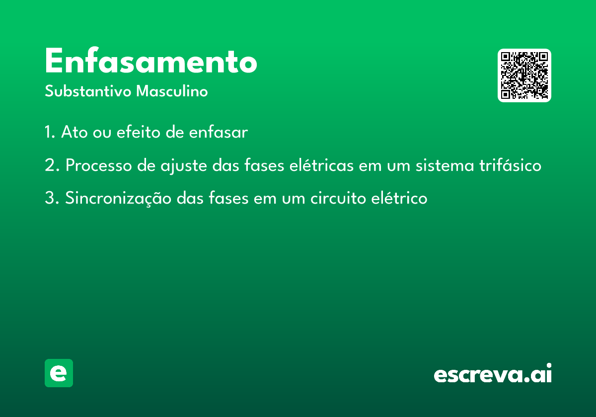 enfasamento