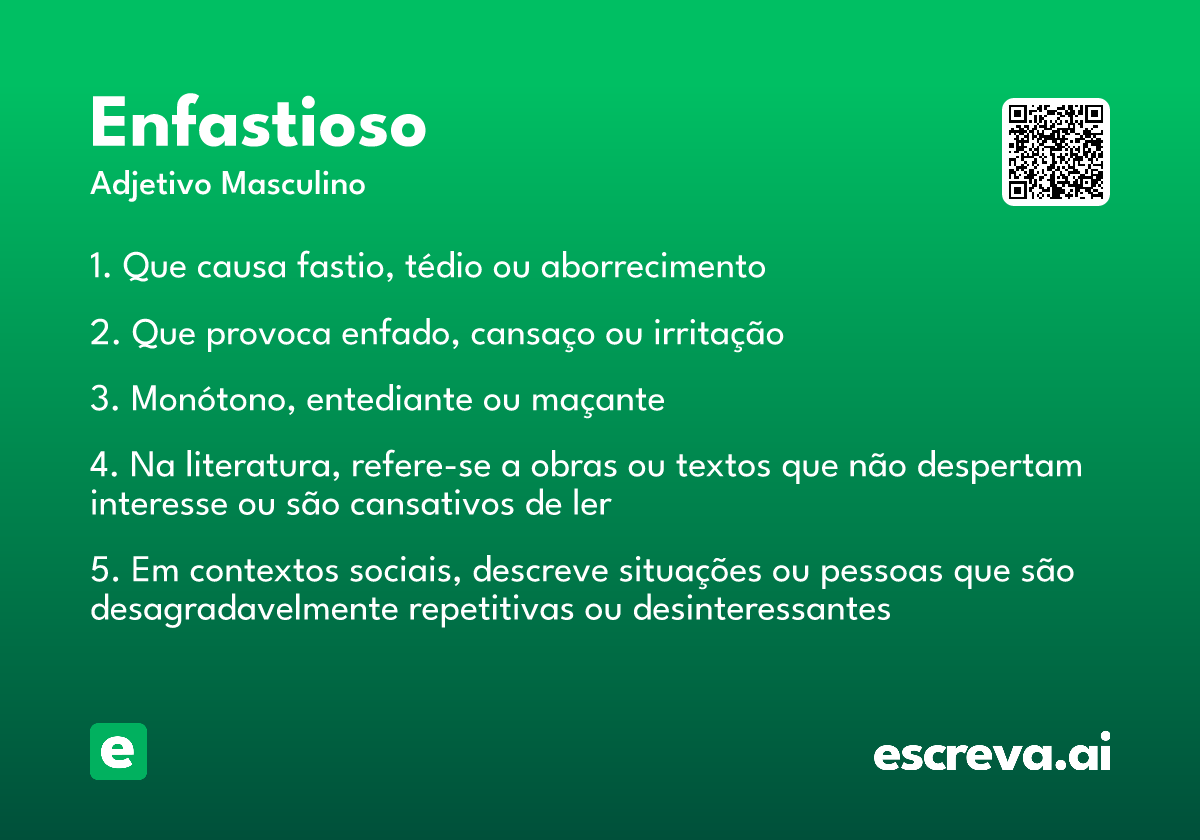 enfastioso