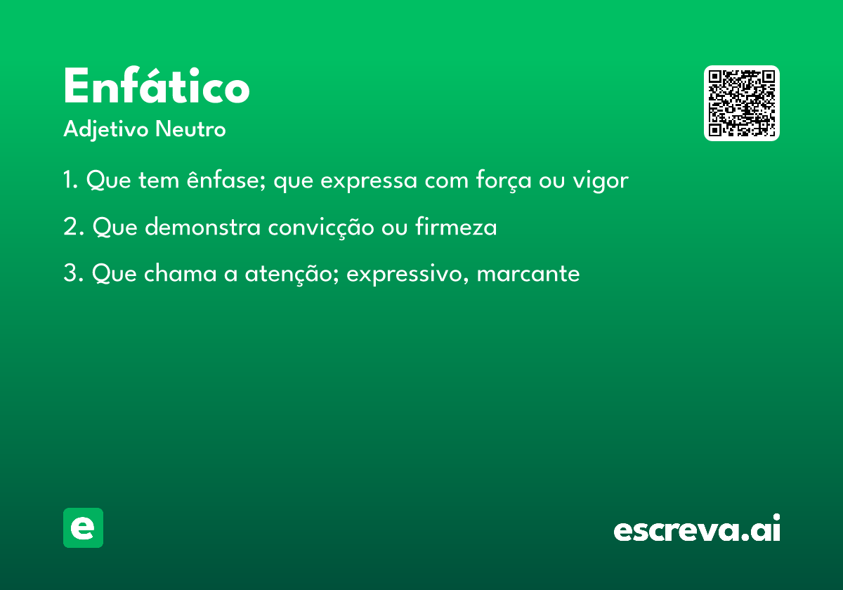 enfático
