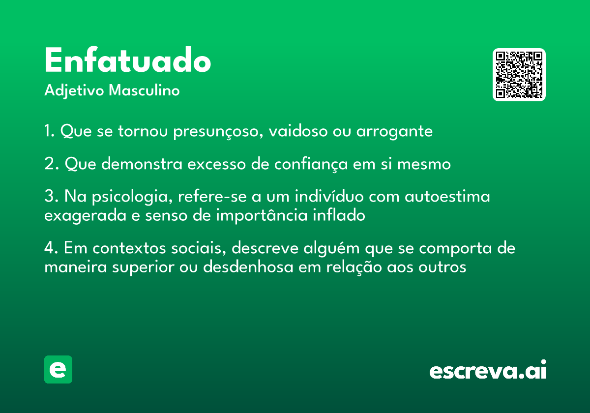 enfatuado