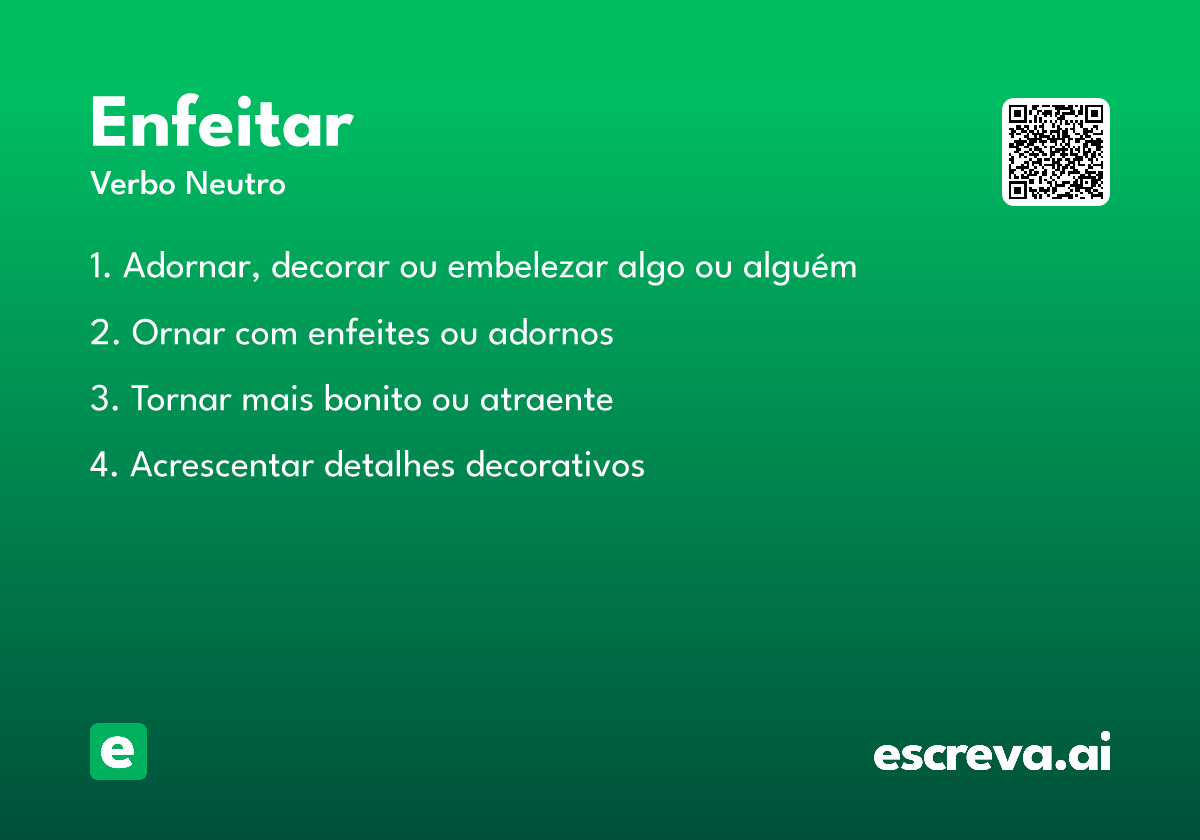 enfeitar
