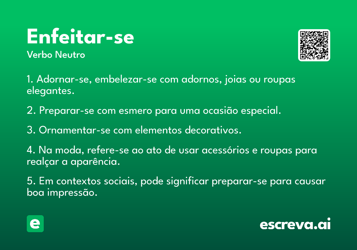 enfeitar-se