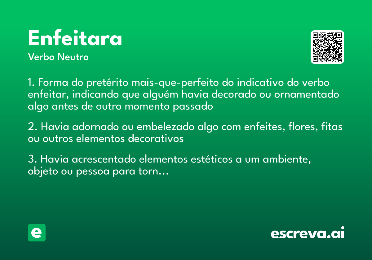 enfeitara