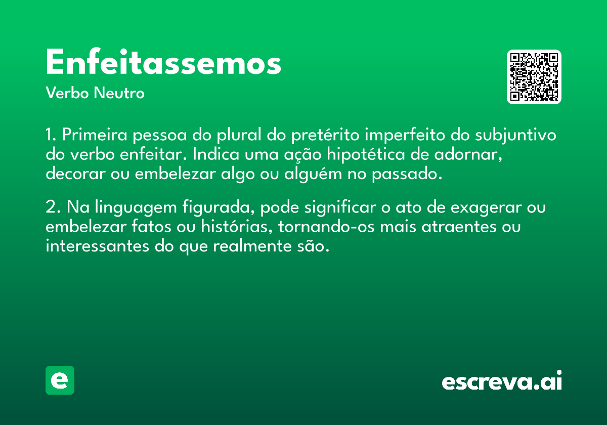 enfeitassemos