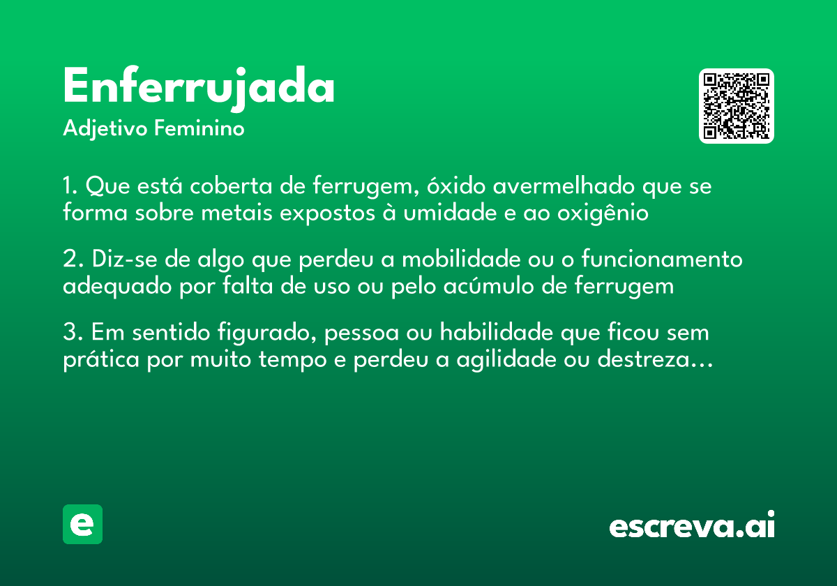enferrujada