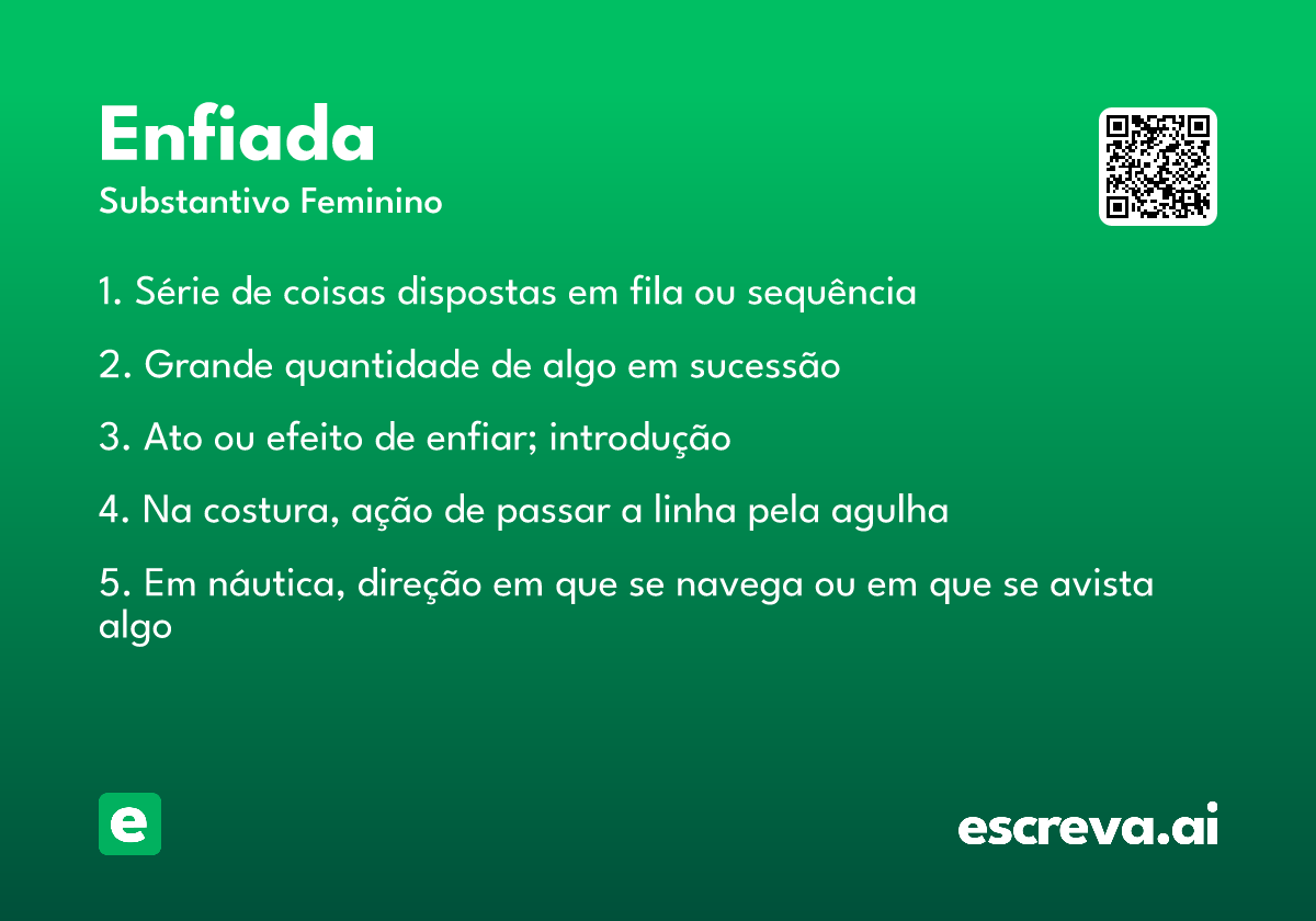 enfiada