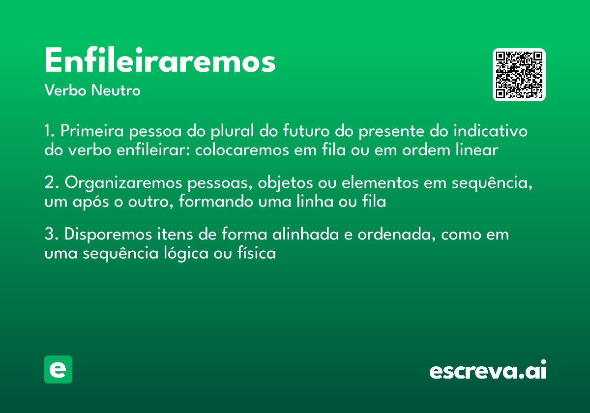 enfileiraremos
