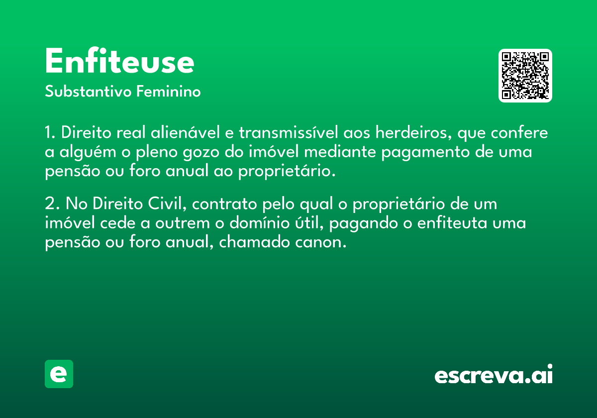 enfiteuse