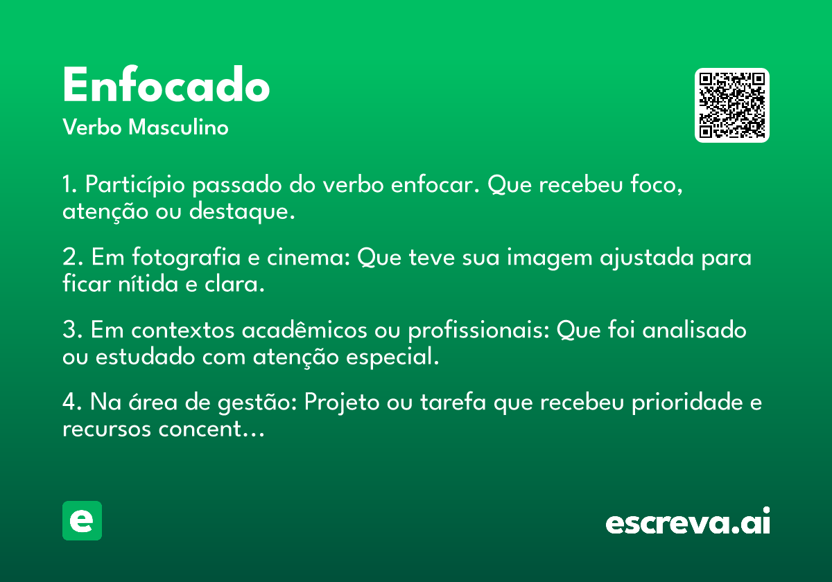 enfocado