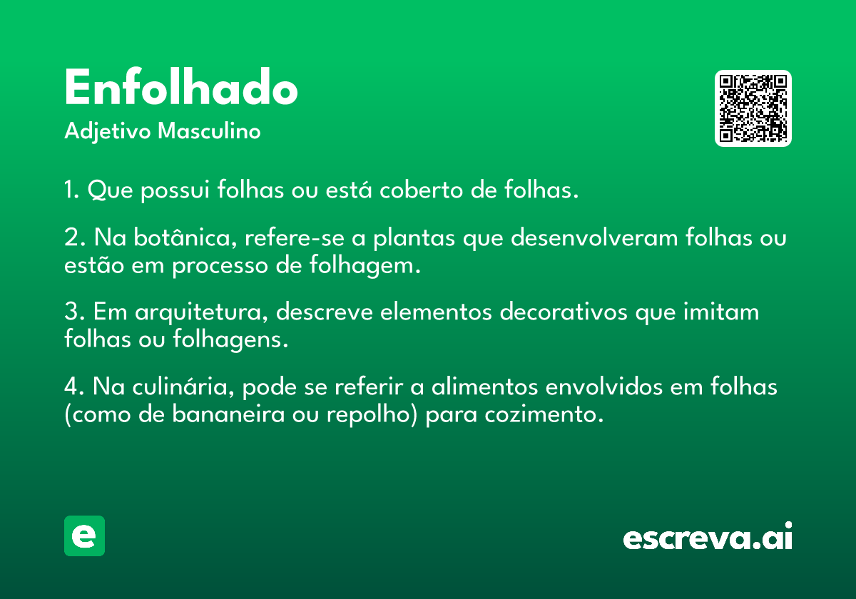 enfolhado