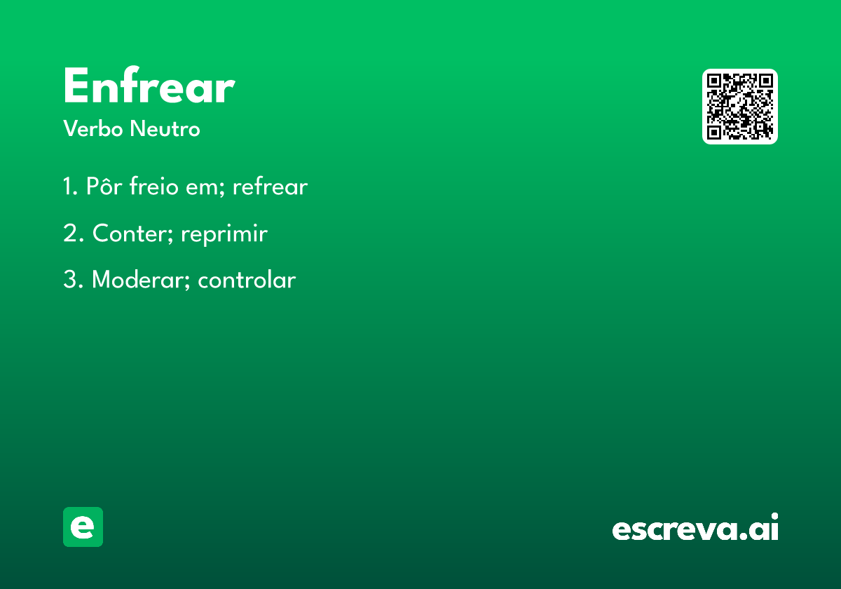 enfrear