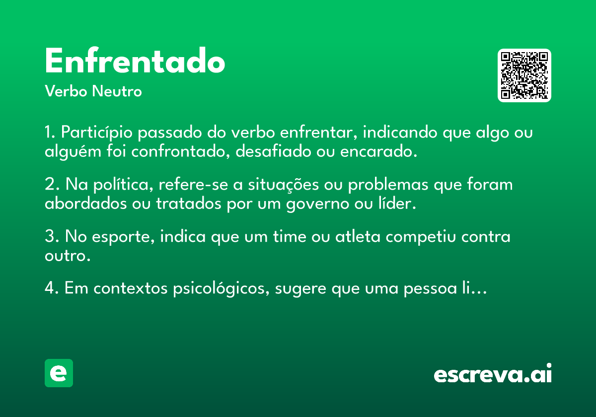enfrentado
