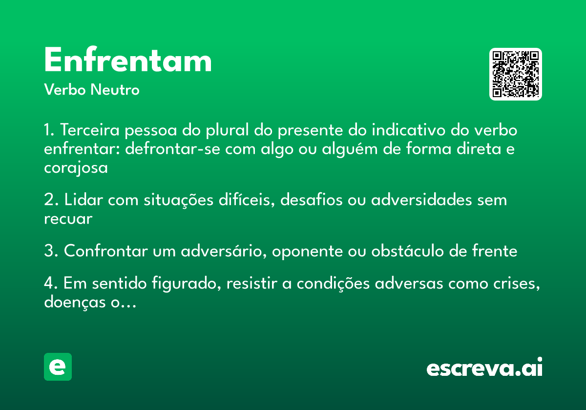 enfrentam