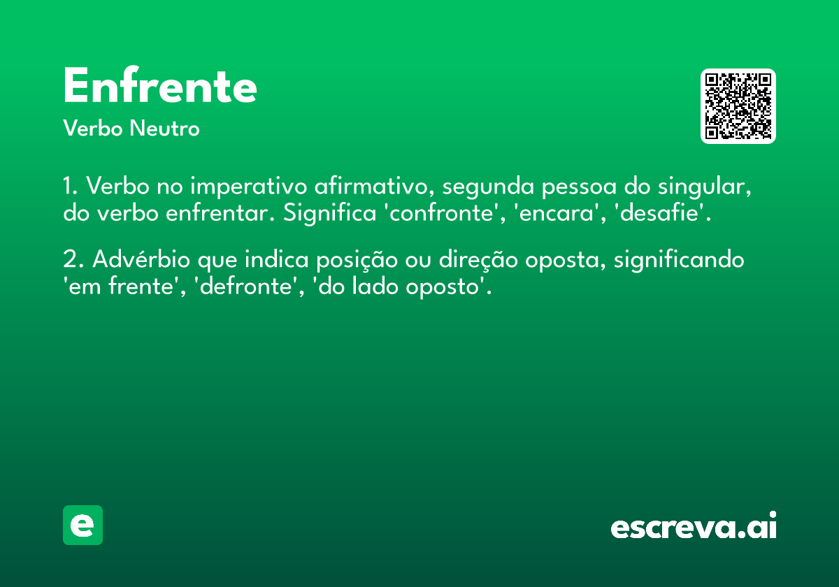 enfrente