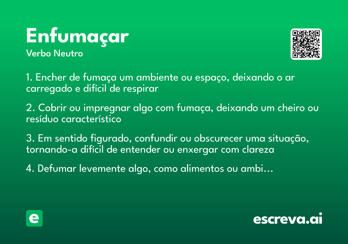 enfumaçar