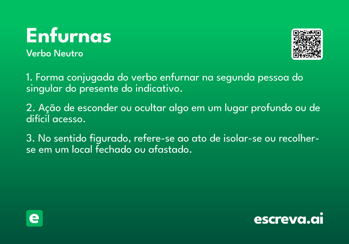 enfurnas