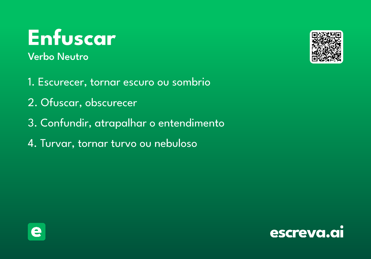 enfuscar