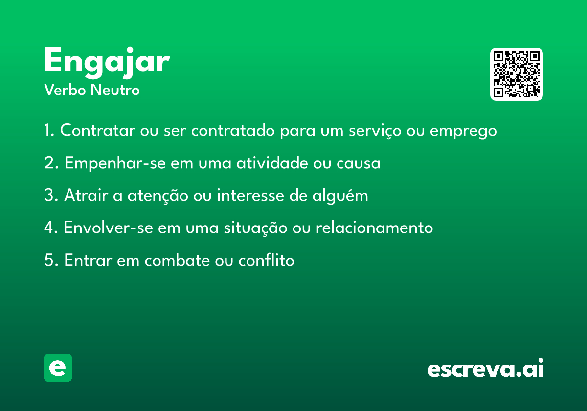 engajar