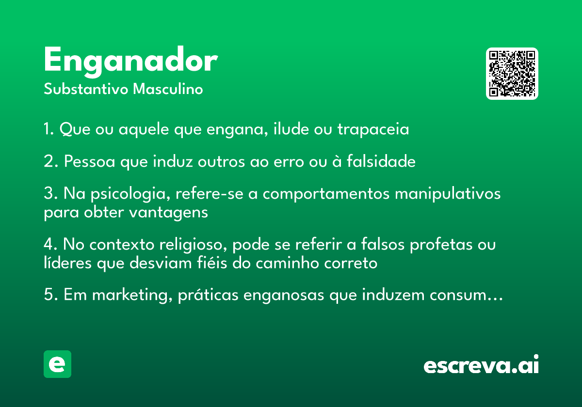 enganador