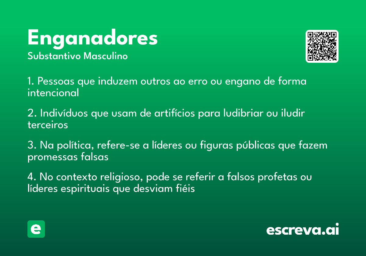 enganadores
