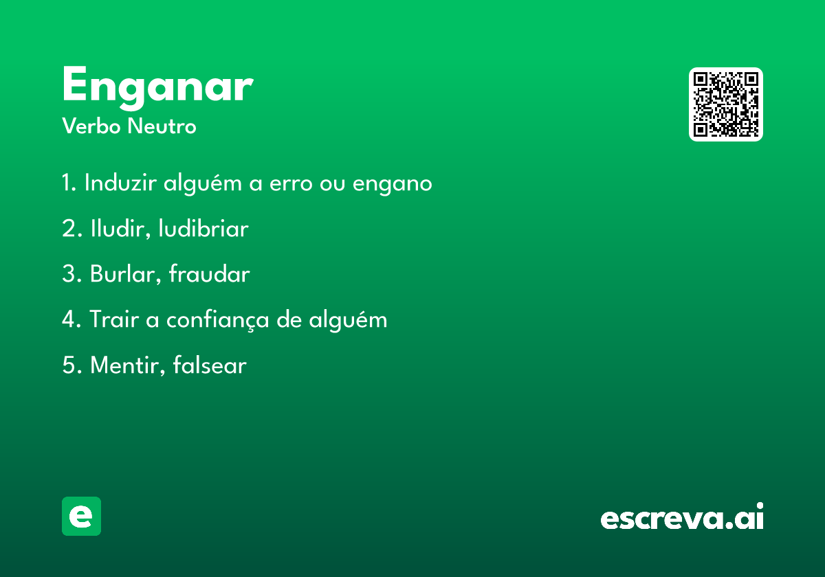 enganar