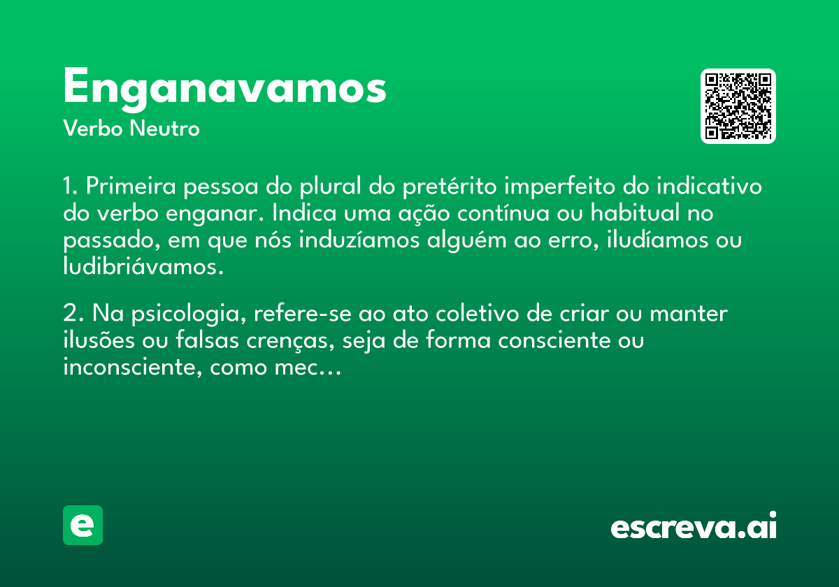 enganavamos