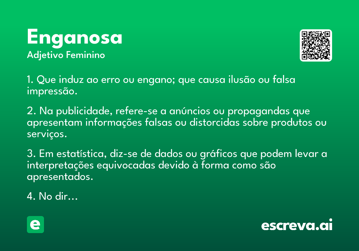 enganosa