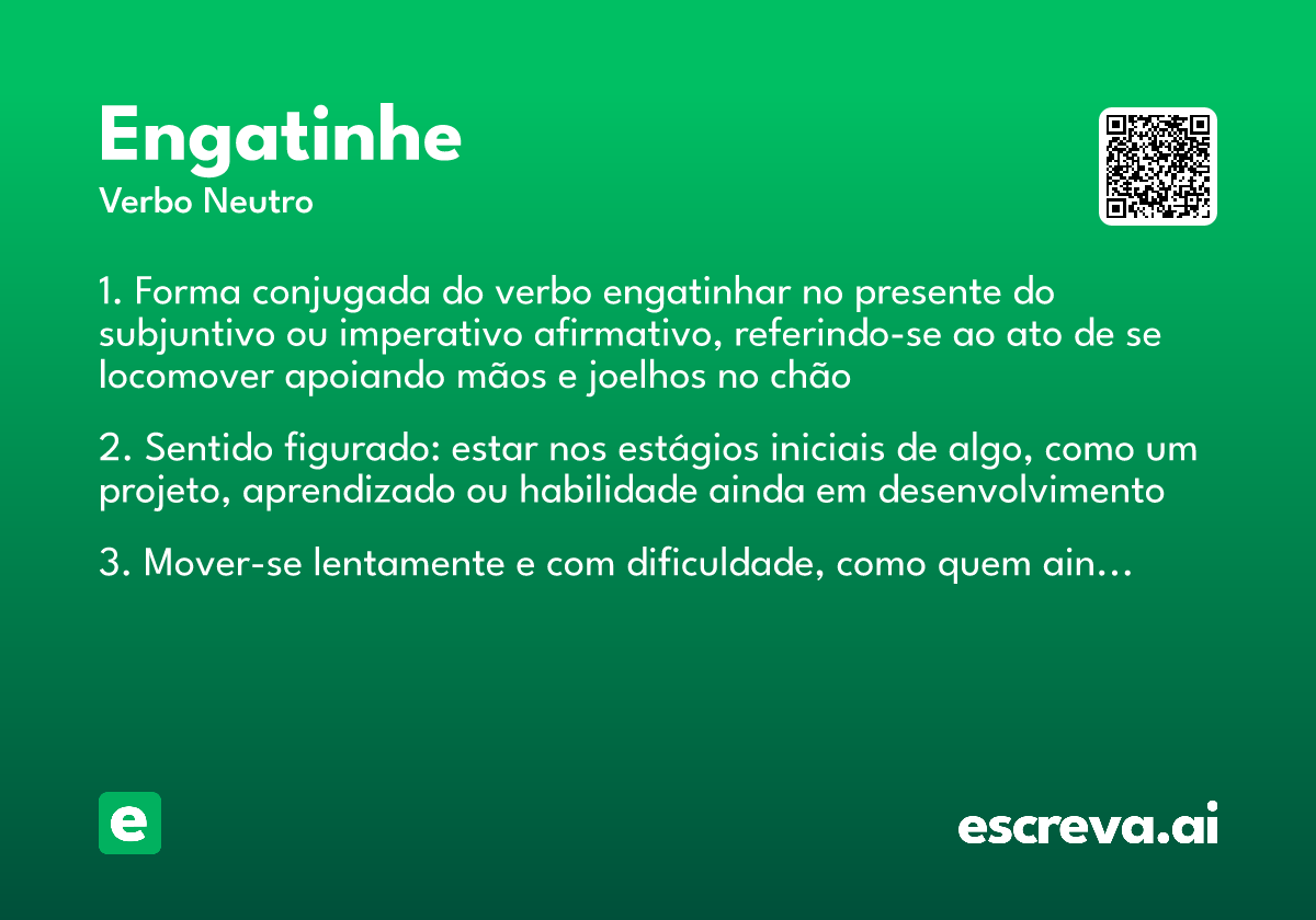engatinhe