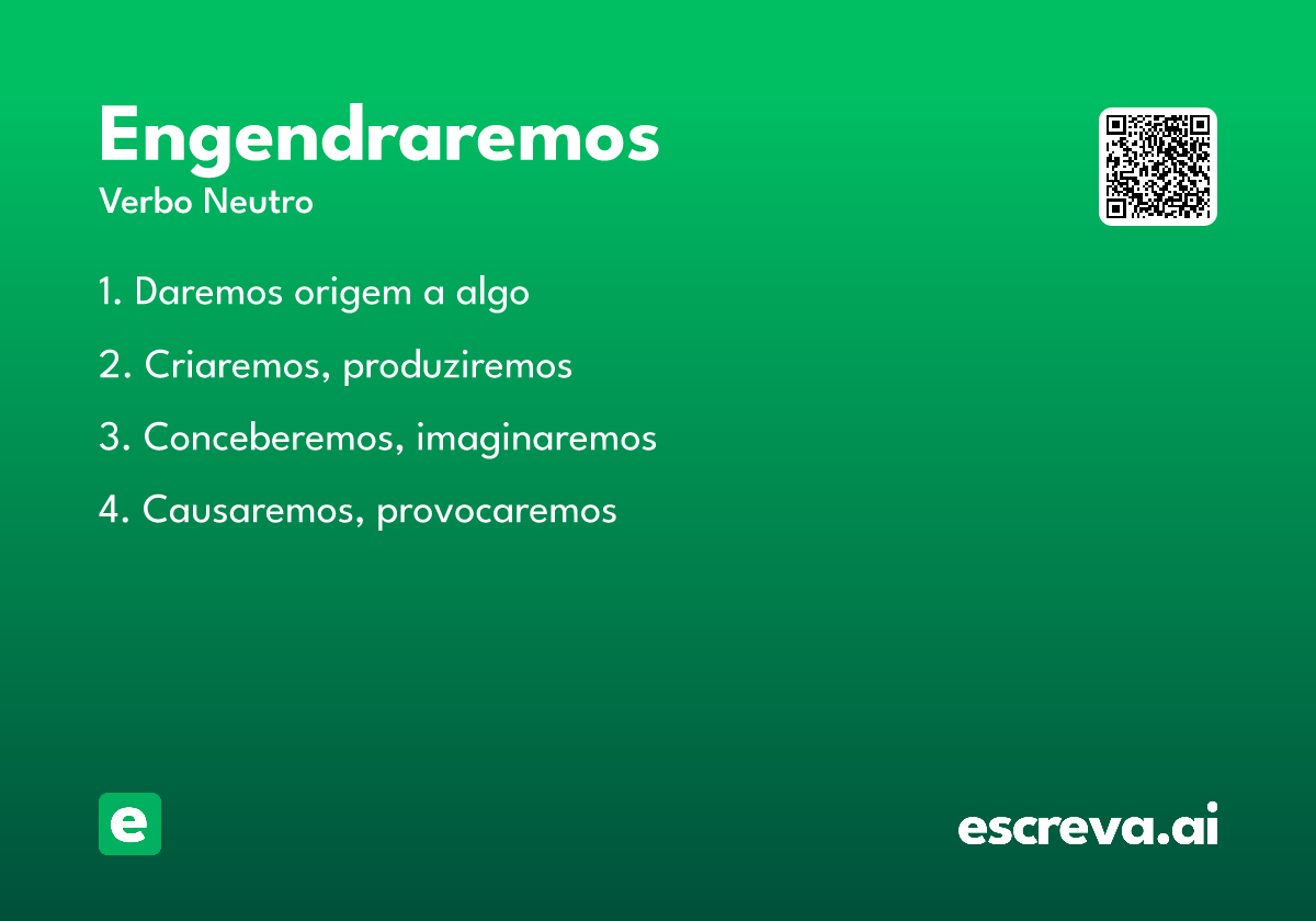 engendraremos