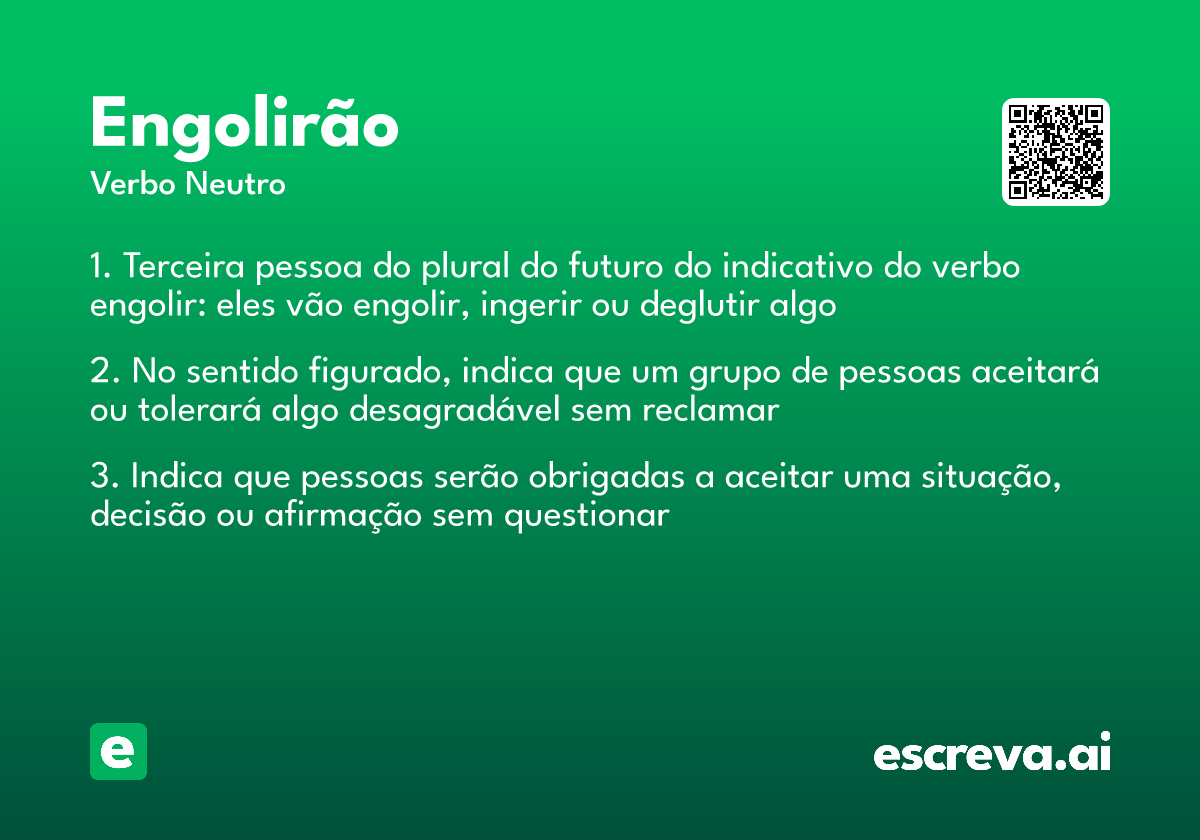 engolirão