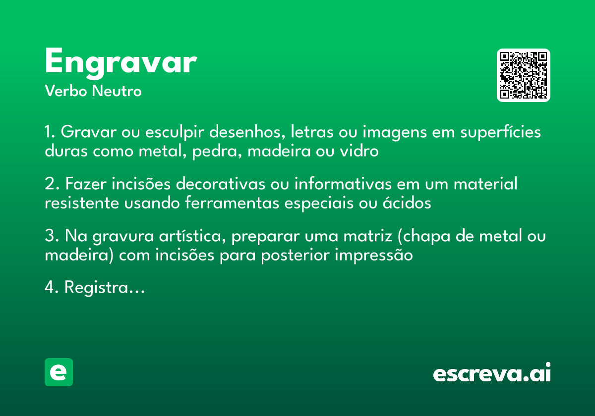 engravar