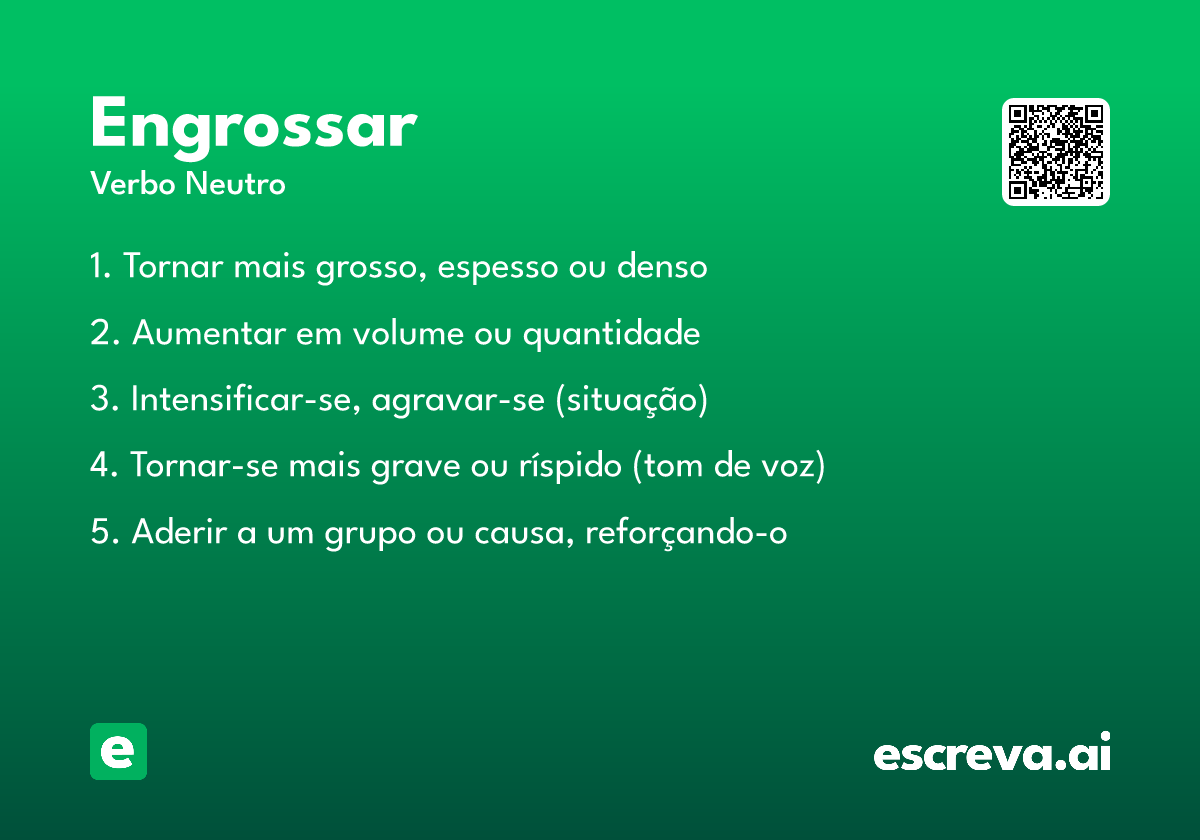 engrossar