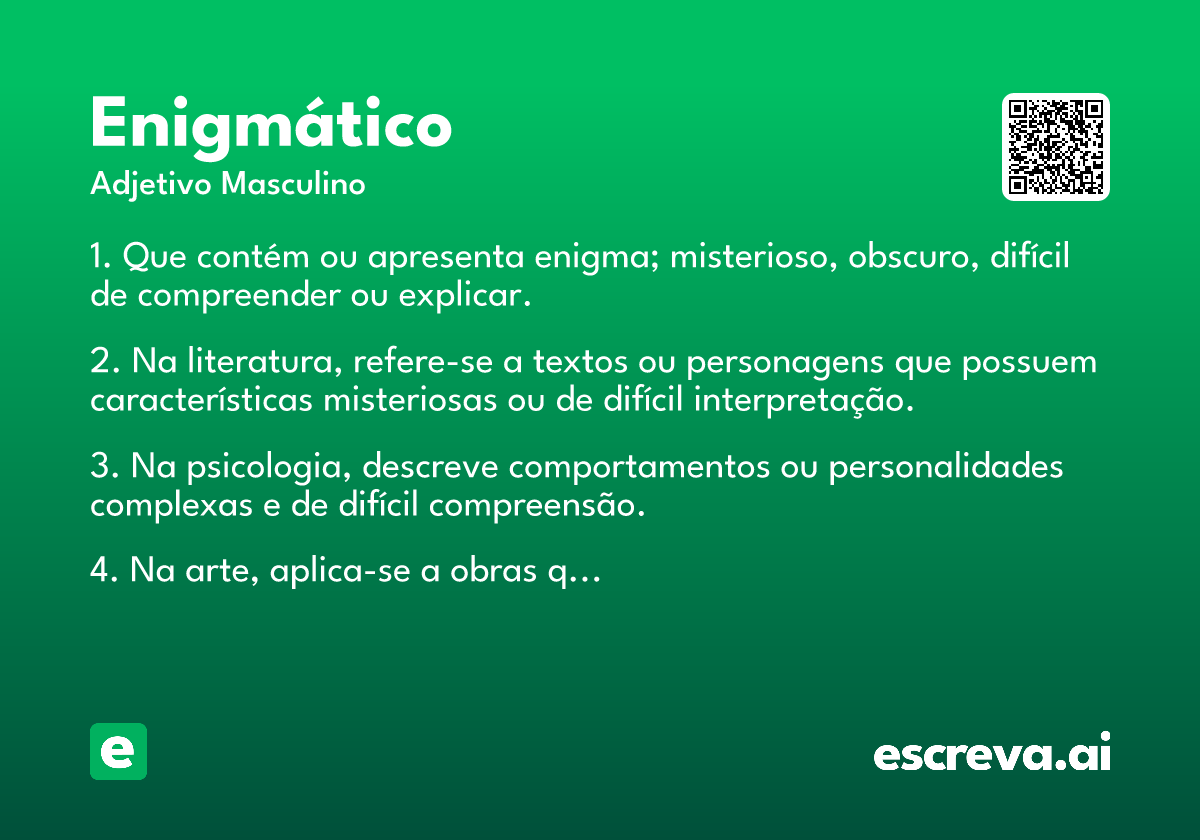 enigmático