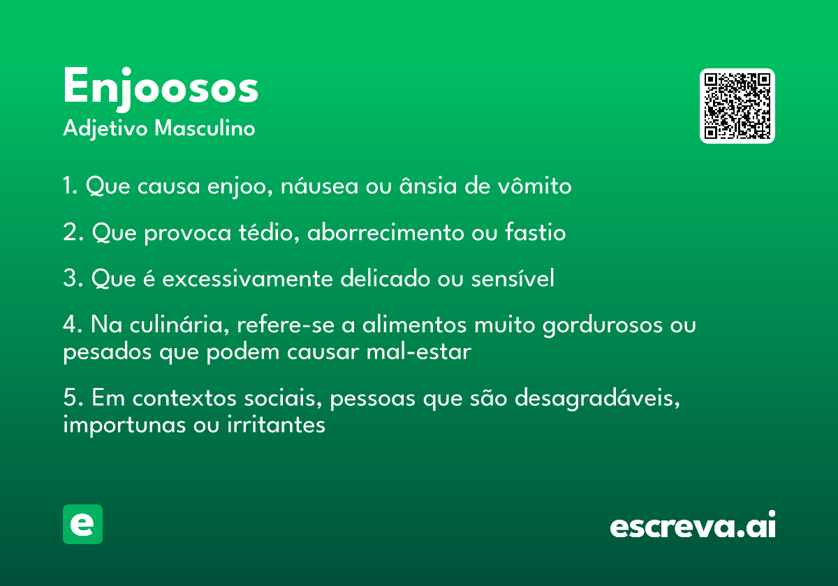 enjoosos