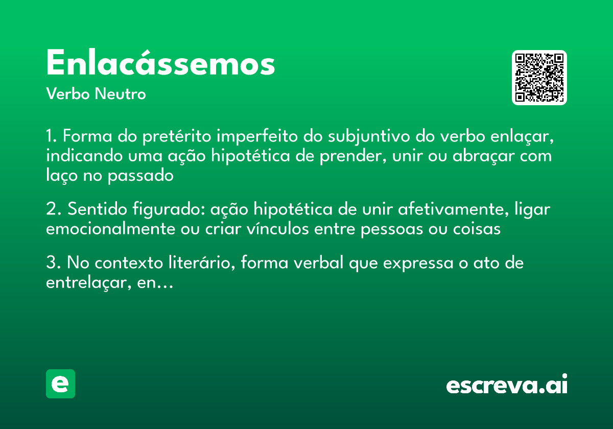 enlacássemos