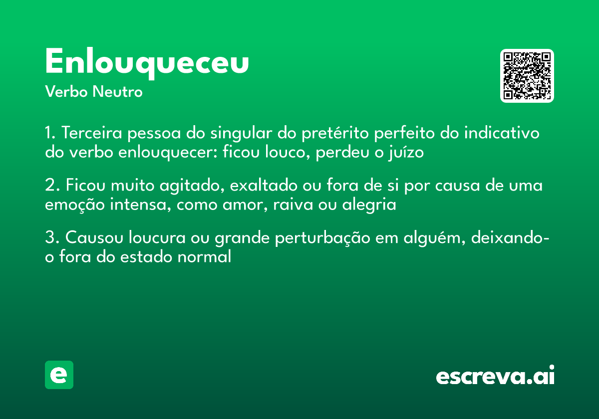 enlouqueceu